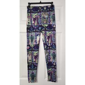 Disney Villains Stained Glass Leggings Size S Ursula Cruella‎